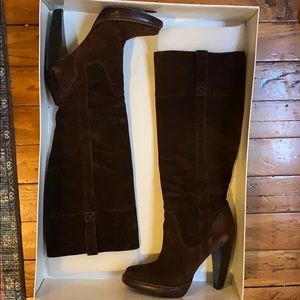 Michael Kors Lucille Mocha Sport Suede boots sz8